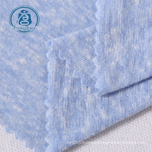TCR snow yarn polyester cotton rayon tcr single jersey fabric for t-shirt fabric